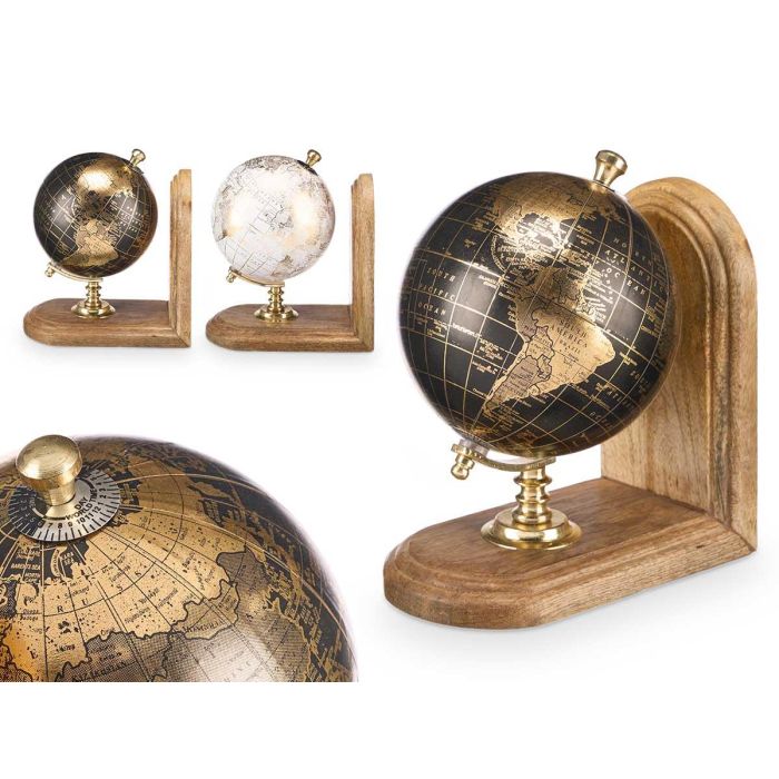 Posalibros Surtidos Mod Oro Giftdecor 18x20x13 cm - Madera, Plástico, Hierro - Blanco, Oro, Negro (6 Unidades) Posalibros Surtidos Mod Oro Giftdecor 18x20x13 cm - Madera, Plástico, Hierro - Blanco, Oro, Negro (6 Unidades)