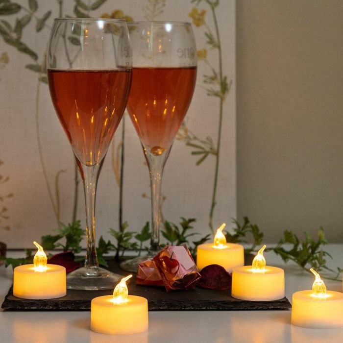 Set de Velas de Té LED Romandle InnovaGoods 12 Unidades 4 Set de Velas de Té LED Romandle InnovaGoods 12 Unidades 4