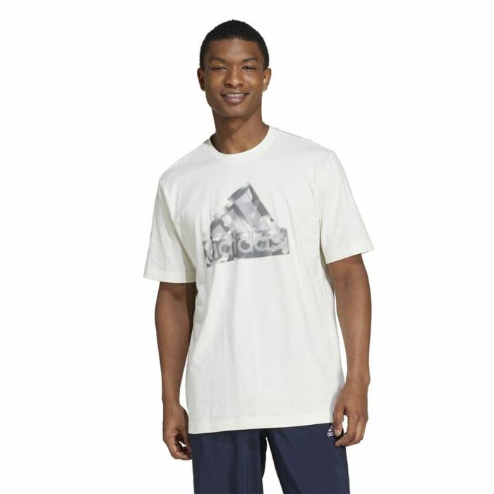 Camiseta de Manga Corta Hombre Adidas Future Icons Graphic Blanco 4