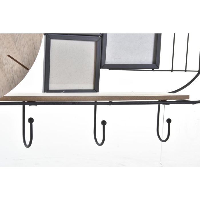 DKD Home Decor Estantería de Pared Urban Metal y Madera Negro Marrón 52 x 10 x 26 cm Pack 4 Unidades 2 DKD Home Decor Estantería de Pared Urban Metal y Madera Negro Marrón 52 x 10 x 26 cm Pack 4 Unidades 2