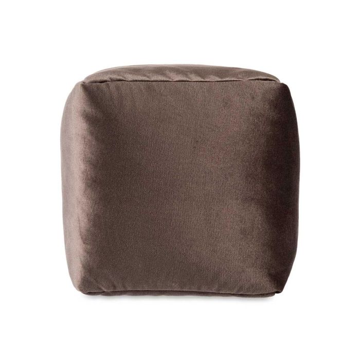 Puff Cuadrado Terciopelo 30X30Cm Gris Giftdecor (4 Unidades) 2 Puff Cuadrado Terciopelo 30X30Cm Gris Giftdecor (4 Unidades) 2