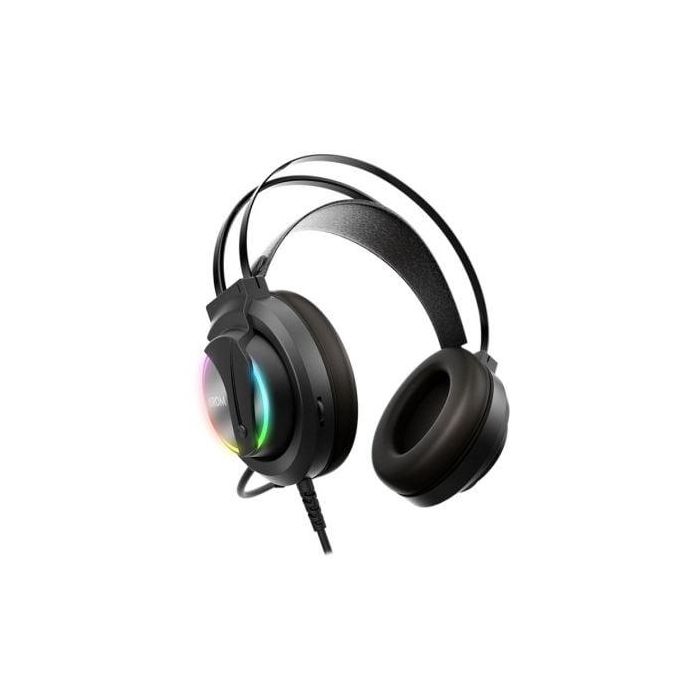 Krom NXKROMKAPPA Auriculares Gaming Estéreo con Micrófono Flexible, RGB LED Rainbow, Drivers 50mm, Jack 3.5 / USB, para PC, Negros 2 Krom NXKROMKAPPA Auriculares Gaming Estéreo con Micrófono Flexible, RGB LED Rainbow, Drivers 50mm, Jack 3.5 / USB, para PC, Negros 2