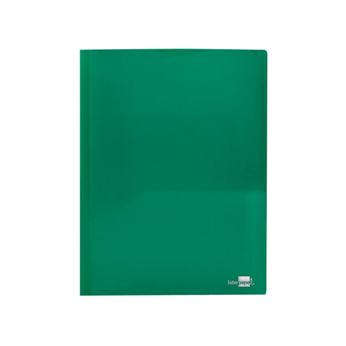 Carpeta Liderpapel Dossier Dos Bolsas Canguro 45683 Polipropileno Din A4 Verde 6