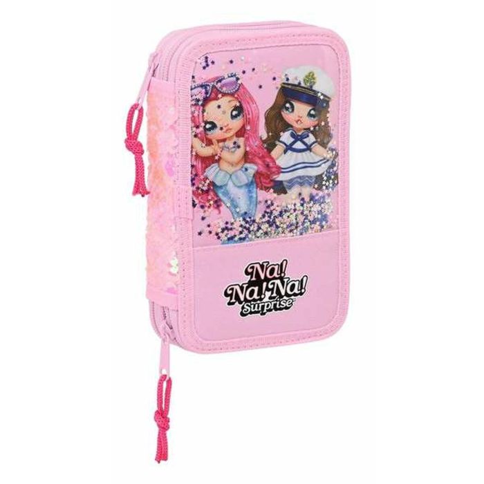 Plumier doble pqño 28 pcs nanana "sparkles" 12,5x19,5x4cm Plumier doble pqño 28 pcs nanana "sparkles" 12,5x19,5x4cm