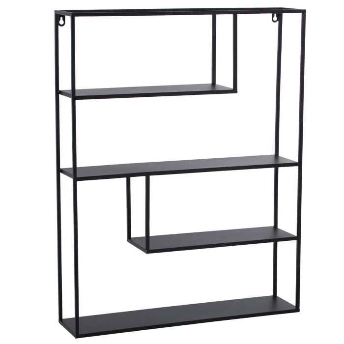 Estante Alexandra House Living Negro Metal 55 x 70 x 12 cm