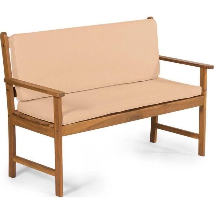 Banco de jardín de 2 plazas - Fieldmann - FDZN 4013-T 2