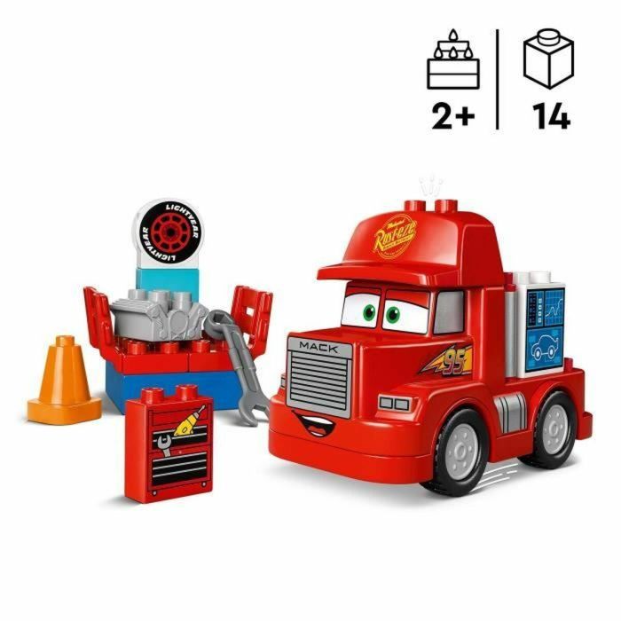 LEGO DUPLO | 10417 Disney y Pixar Cars Mack Race, Juguete con Ruedas para Niños 5