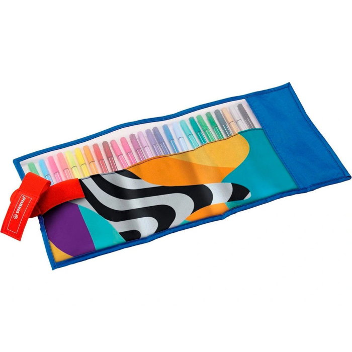 Stabilo Rotulador Pen 68 Arty Rollerset Estuche 25 Unidades Colores Surtidos Punta Fibra 1mm 4