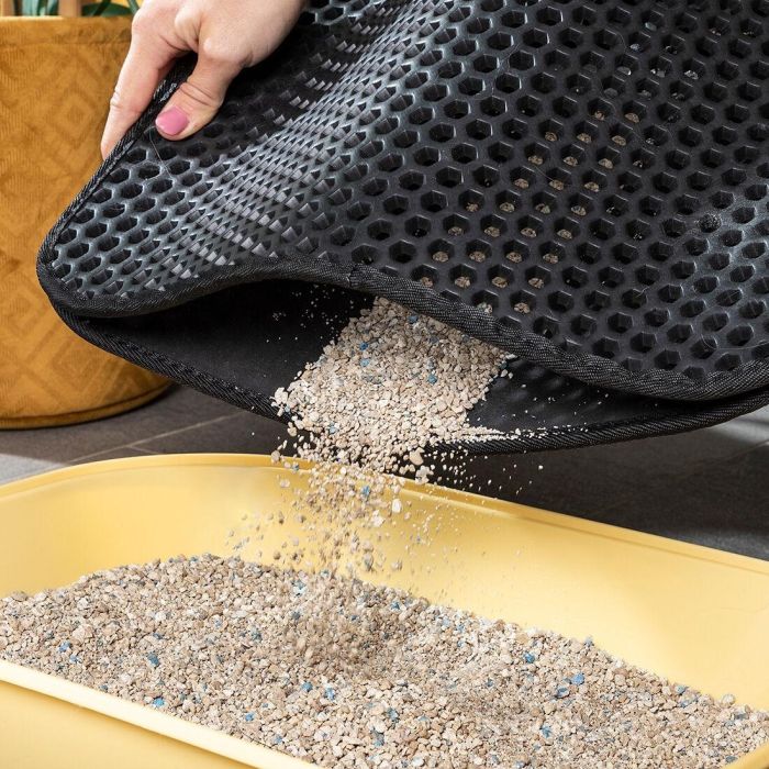 Alfombra para Arenero de Gatos Clikatt InnovaGoods 12 Alfombra para Arenero de Gatos Clikatt InnovaGoods 12