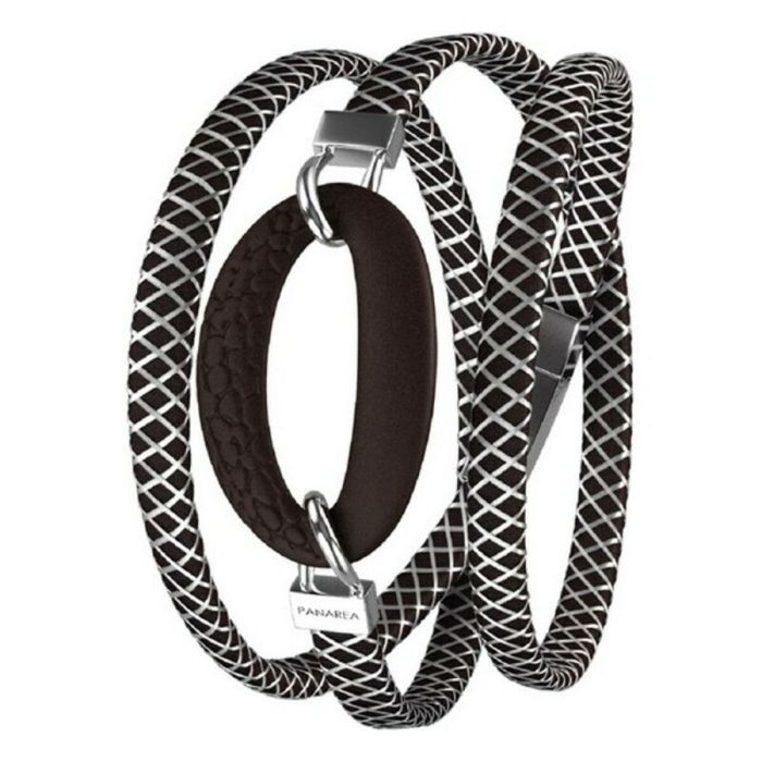 Pulsera Mujer Panarea BM1N21 Negro Plata Plateado (59 cm) Pulsera Mujer Panarea BM1N21 Negro Plata Plateado (59 cm)