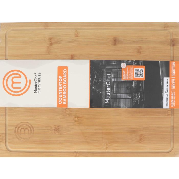 Tabla de Bambú para Encimera 45x35x1.5 cm - Masterchef (4 Unidades) 4 Tabla de Bambú para Encimera 45x35x1.5 cm - Masterchef (4 Unidades) 4