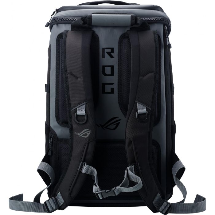 ASUS BP2701 ROG Ranger Cybertext Edition Mochila para Portátiles 18" (45.7 cm) Negra y Gris - Poliéster/PU Unisex 8