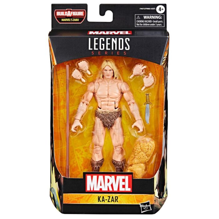 HASBRO Figura Ka-Zar Marvel Legends Series 15cm Articulada con 6 Accesorios Coleccionable