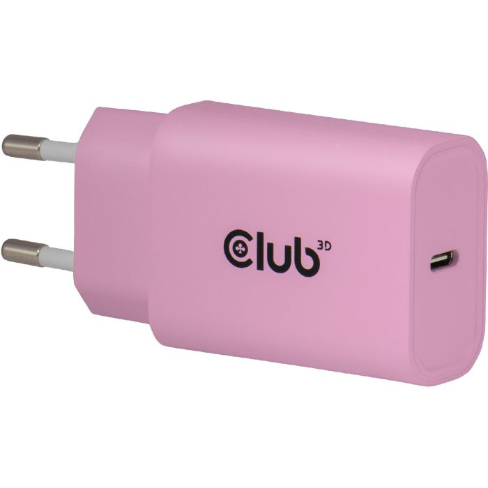 Club3D Lifestyle Ladegerät USB-C 30Watt. 2Stk pink retail 8 Club3D Lifestyle Ladegerät USB-C 30Watt. 2Stk pink retail 8