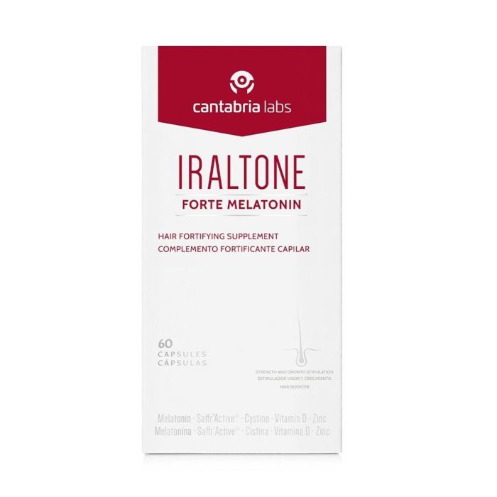 Cantabria Labs Iraltone Forte Melatonin Complemento Fortificante Capilar Melatonin 60 Unidades