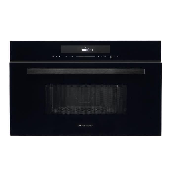 Continental Edison CEMO34CEB3 Horno Microondas Empotrable 1450W 34L Combinación Grill 59,5x38,3x49,2cm Negro