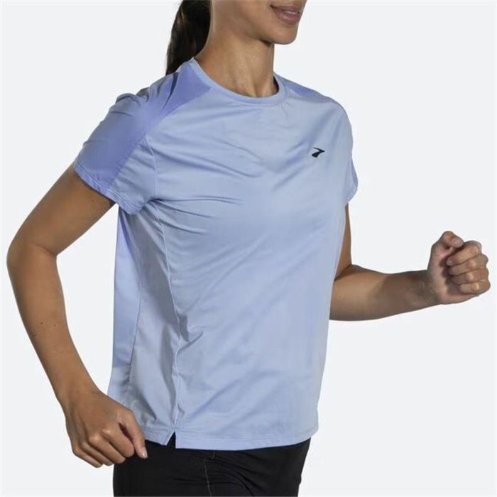 Camiseta de Manga Corta Mujer Brooks Sprint Free Aguamarina Mujer 1