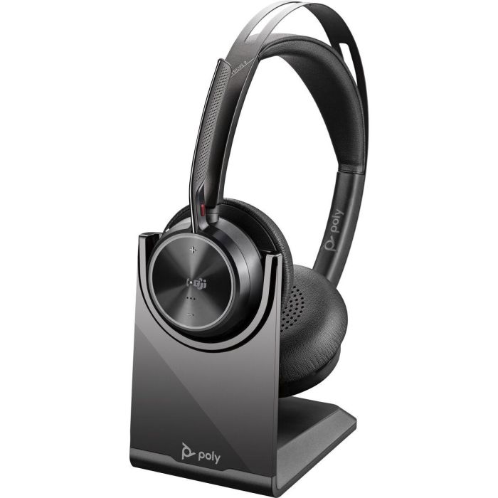 HP Poly VFOCUS2-M Microsoft Teams Certified USB-C Headset with charge stand 1 HP Poly VFOCUS2-M Microsoft Teams Certified USB-C Headset with charge stand 1