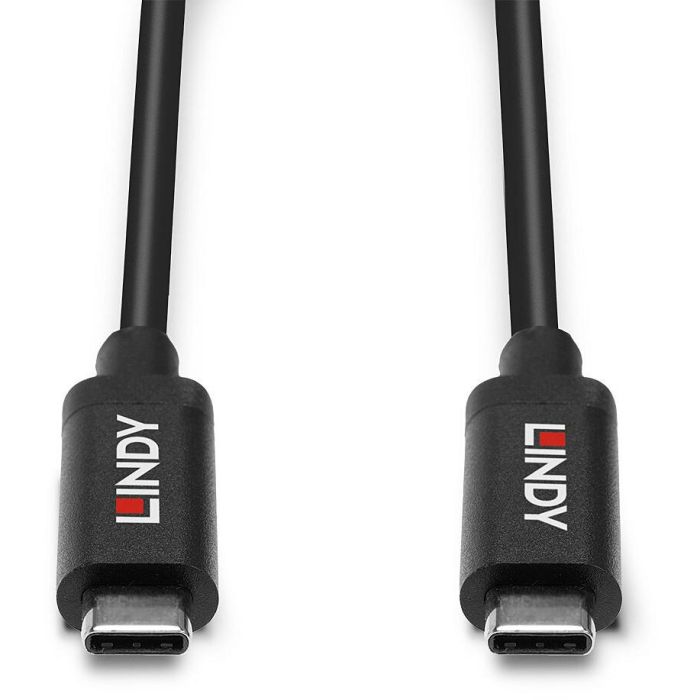 Lindy Cable Activo USB 3.2 Gen 2 3m USB-C a USB-C 10Gbps con DisplayPort 1.4 Alt Mode, 60W PD, 4K 60Hz, Thunderbolt 3/4 3