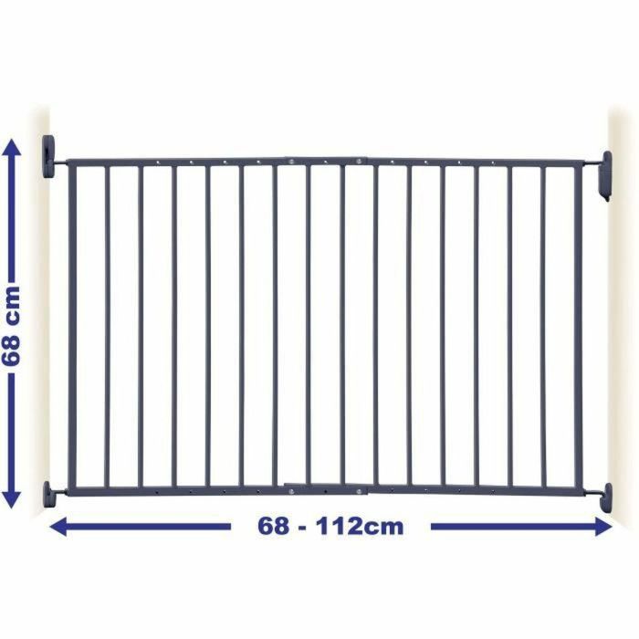 Dreambaby Barrera de Seguridad Arizona Extenda Extensible para Atornillar L 68-112 cm A 68 cm Gris, Ideal Escaleras. 1 Dreambaby Barrera de Seguridad Arizona Extenda Extensible para Atornillar L 68-112 cm A 68 cm Gris, Ideal Escaleras. 1
