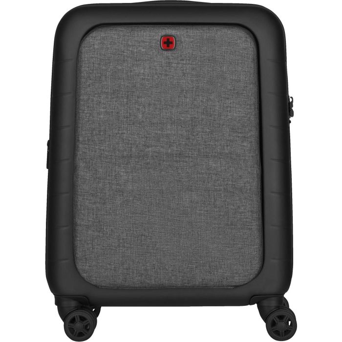 Wenger Maleta de Cabina Syntry con Compartimento para Portátil 14", 4 Ruedas Pivotantes, Negro/Gris, 36L 16