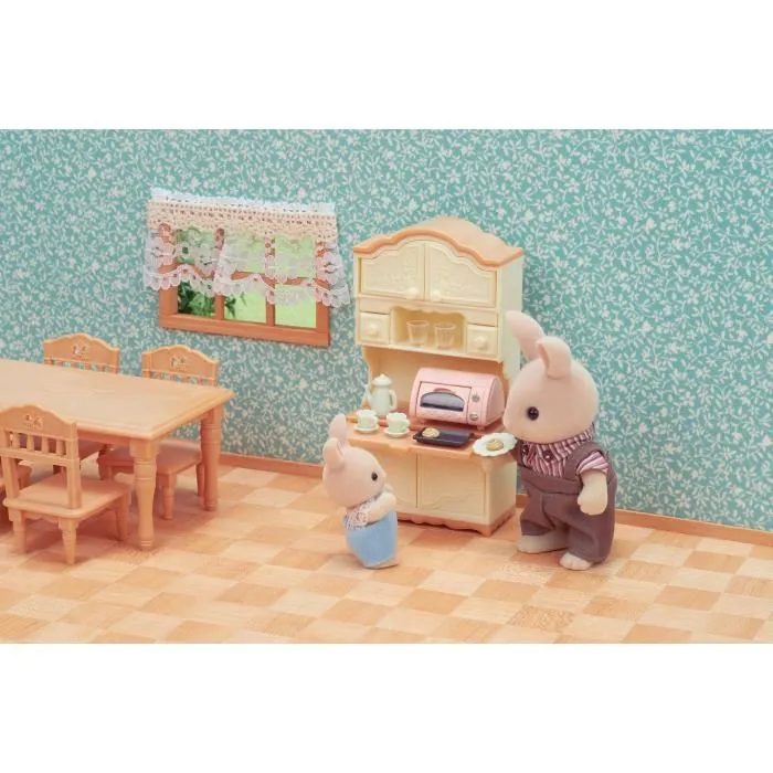 Sylvanian Families 5340 El Comedor, Conjunto de Muebles para Casa de Muñecas 1