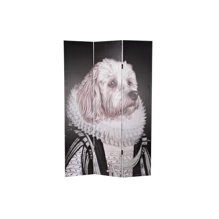Biombo DKD Home Decor Lienzo Pino (120 x 2,5 x 180 cm) 3 Biombo DKD Home Decor Lienzo Pino (120 x 2,5 x 180 cm) 3