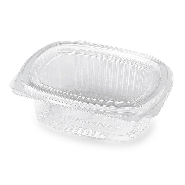 Set-4 Envase Ov.Tapa Bisagra Pp 375 Algon (12 Unidades) 2 Set-4 Envase Ov.Tapa Bisagra Pp 375 Algon (12 Unidades) 2