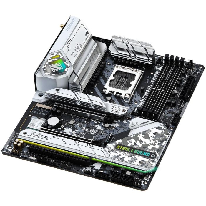 ASRock Z790 Steel Legend WiFi - Placa Base Intel Z790 LGA 1700 ATX, DDR5, Wi-Fi 6E, 90-MXBKD0-A0UAYZ 4 ASRock Z790 Steel Legend WiFi - Placa Base Intel Z790 LGA 1700 ATX, DDR5, Wi-Fi 6E, 90-MXBKD0-A0UAYZ 4