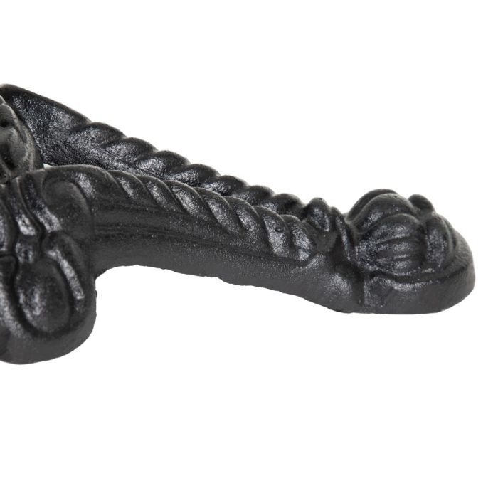 Mesa Alta Blanco-Negro Metal-Mármol 50 X 50 X 110 cm