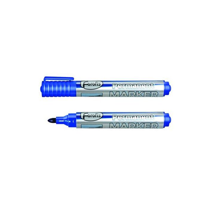 Marcador Permanente Forofis 270 Conico Azul (Set de 12)