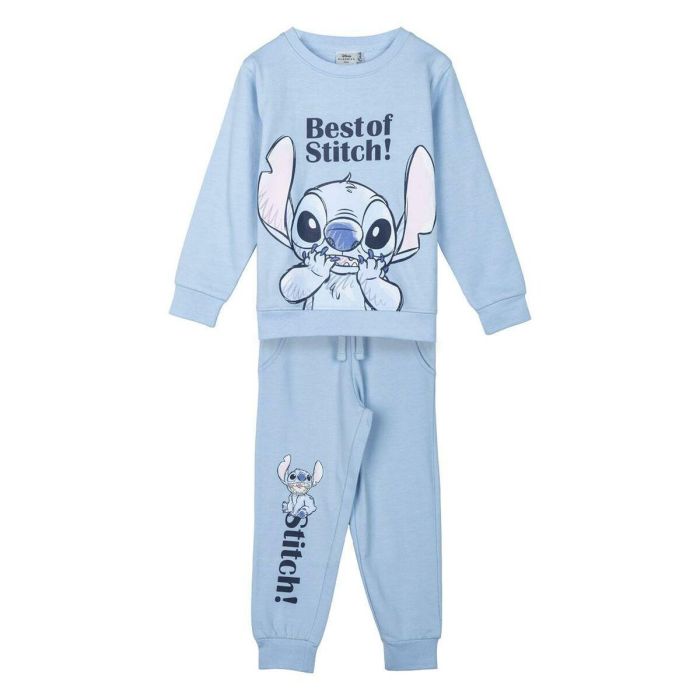 Chándal Infantil Stitch Azul claro 0 Chándal Infantil Stitch Azul claro 0