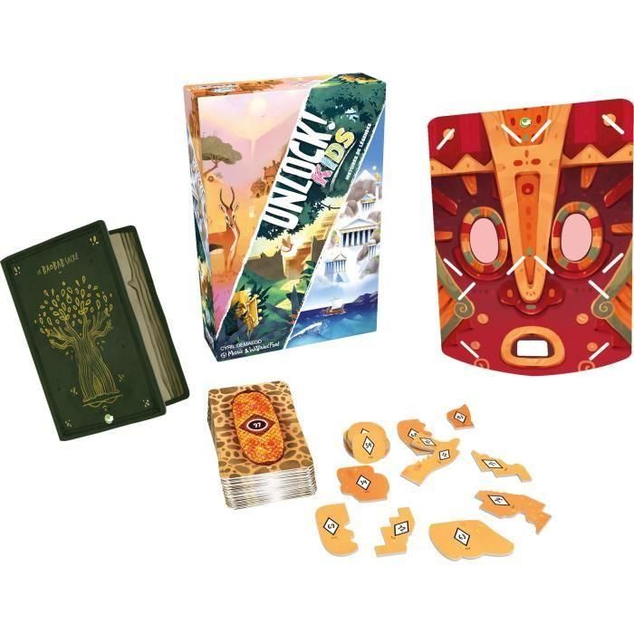 ¡Desbloquear! Cuentos Infantiles Mitos|Asmodee - Juego de Escape - 3 cuentos cada uno 2 aventuras - A partir de 6 años 4 ¡Desbloquear! Cuentos Infantiles Mitos|Asmodee - Juego de Escape - 3 cuentos cada uno 2 aventuras - A partir de 6 años 4
