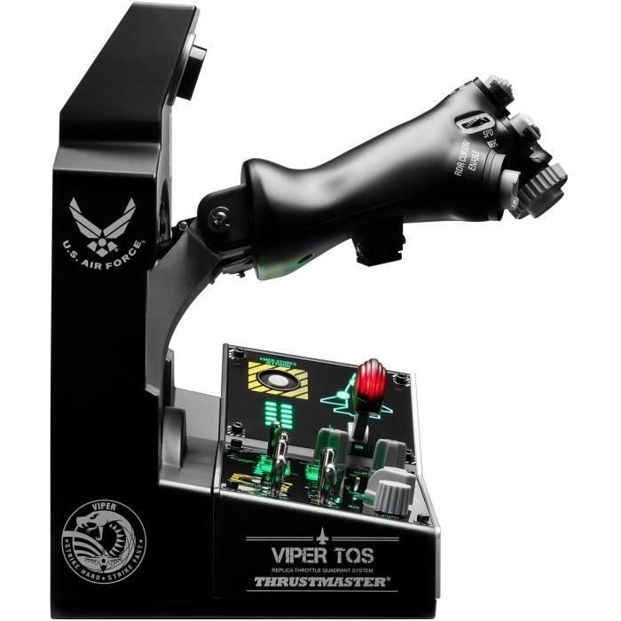 Thrustmaster VIPER TQS MISSION PACK Negro USB Joystick/Palanca de control lateral + cuadrante de aceleración PC 1