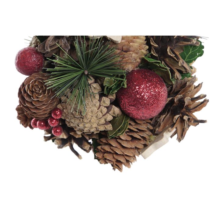 DKD Home Decor Bola Redonda Decoración Navideña Tradicional de Piña Verde y Rojo 14 cm Set de 6 para Árbol de Navidad 1 DKD Home Decor Bola Redonda Decoración Navideña Tradicional de Piña Verde y Rojo 14 cm Set de 6 para Árbol de Navidad 1