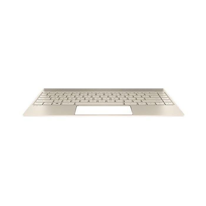 HP Keyboard/top cover in silk gold finish with backlight (For use only on computer models equipped with a graphics subsystem with UMA memory) HP Keyboard/top cover in silk gold finish with backlight (For use only on computer models equipped with a graphics subsystem with UMA memory)