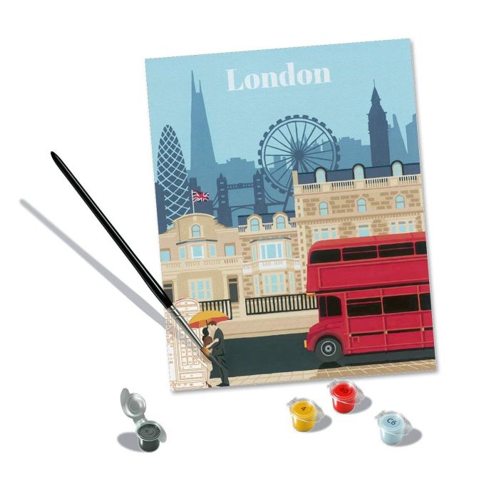 Ravensburger RAV4005556235254 CreArt Londres 24x30cm - Kit de Pintura por Números para Adultos y Niños 1 Ravensburger RAV4005556235254 CreArt Londres 24x30cm - Kit de Pintura por Números para Adultos y Niños 1