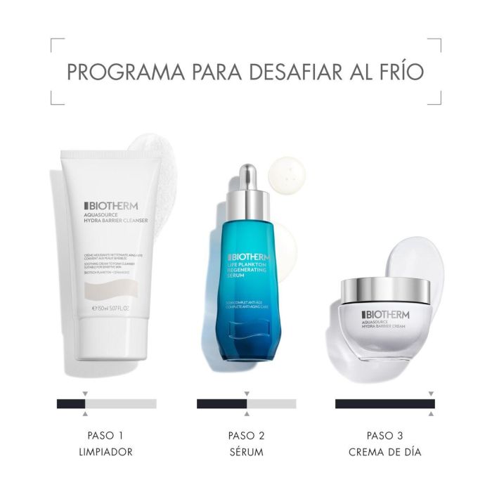 Biotherm AQUASOURCE HYDRA BARRIER Limpiador Facial en Crema 150 ml 3
