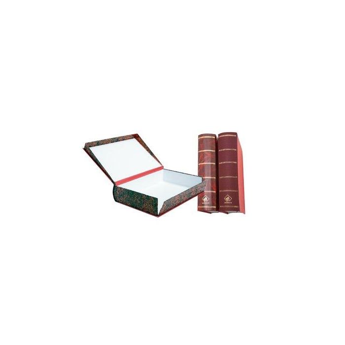 Caja Con Forma De Libro Fº Marron