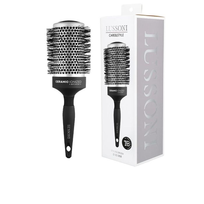 Lussoni Cepillo Redondo #65 mm Care & Style Cerámico Iónico Antiestático para Peinado Profesional 1 unidad 3 Lussoni Cepillo Redondo #65 mm Care & Style Cerámico Iónico Antiestático para Peinado Profesional 1 unidad 3