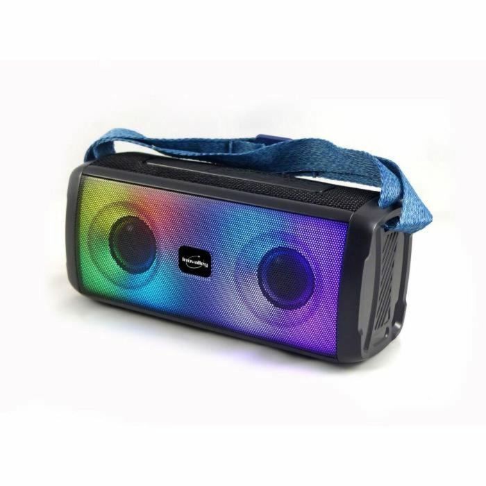 Inovalley Altavoz luminoso HP345-B 10W LEDs Bluetooth V5.3 TWS Micro SD USB FM AUX-IN