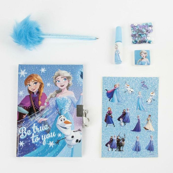 Cerdá Diario Set Frozen para Niños, Cuaderno y Accesorios, Multicolor, Dimensiones 23.5 x 25.0 x 5.5 cm, Edad +3 años 3 Cerdá Diario Set Frozen para Niños, Cuaderno y Accesorios, Multicolor, Dimensiones 23.5 x 25.0 x 5.5 cm, Edad +3 años 3