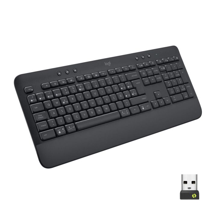 Teclado Inalámbrico Logitech Signature K650 Qwerty Español Negro Acero