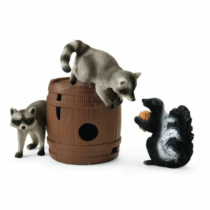 Divertida caja de juegos con nueces, figuritas de animales salvajes, Schleich 42596 Vida Salvaje, Para niños a partir de 3 años 3