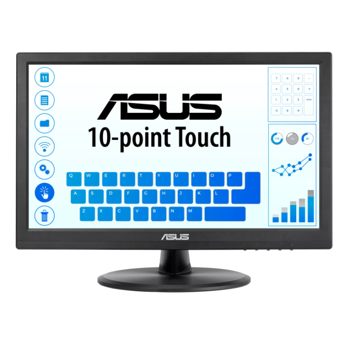 ASUS VT168HR pantalla para PC 39,6 cm (15.6") 1366 x 768 Pixeles WXGA LED Pantalla táctil Negro ASUS VT168HR pantalla para PC 39,6 cm (15.6") 1366 x 768 Pixeles WXGA LED Pantalla táctil Negro