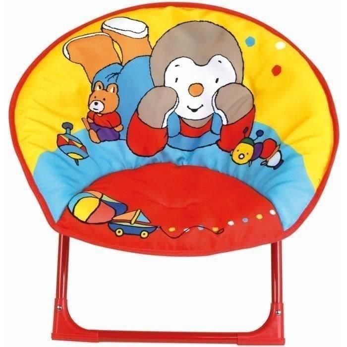 FUN HOUSE T'CHOUPI Asiento de luna - Plegable - H.47 x W.54 x D.42 cm - Para niños FUN HOUSE T'CHOUPI Asiento de luna - Plegable - H.47 x W.54 x D.42 cm - Para niños