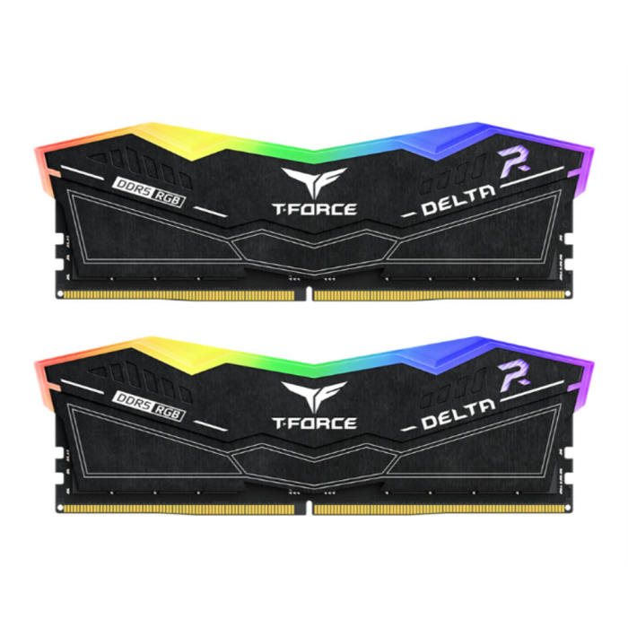 Team Group T-FORCE DELTA RGB FF3D516G6000HC38ADC01 Kit Memoria RAM 16GB (2x8GB) DDR5 6000MHz CL38 ECC XMP3.0