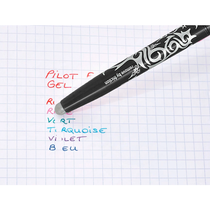 Pilot Bolígrafo Frixion Ball Borrable 0,7 mm Punta Media Negro en Blister 5