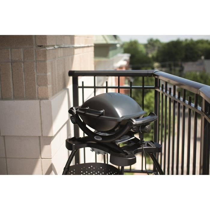 Barbacoa eléctrica WEBER Q 1400 - Negro Gris 2 Barbacoa eléctrica WEBER Q 1400 - Negro Gris 2