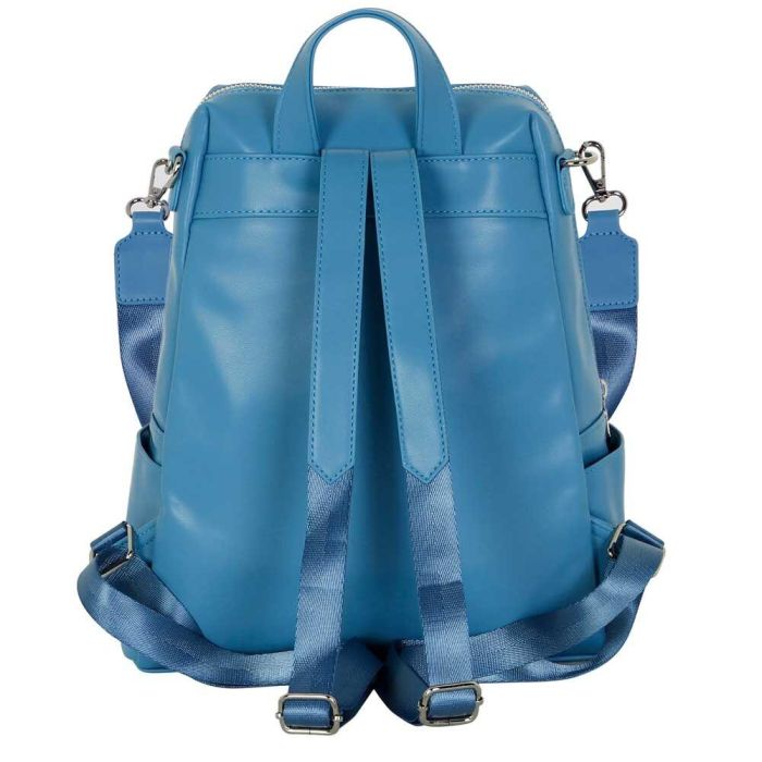 Disney Lilo y Stitch Mochila Shield Tongue Azul con cremallera superior y bolsillos laterales 5 Disney Lilo y Stitch Mochila Shield Tongue Azul con cremallera superior y bolsillos laterales 5